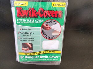 Kwik Covers White 8' 